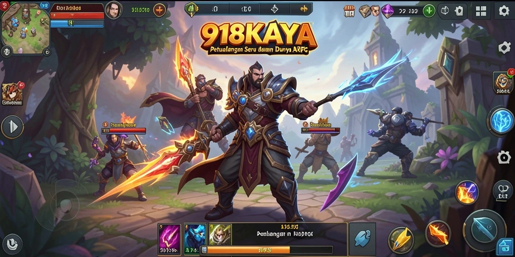 Screenshot gameplay 918KAYA yang menampilkan aksi seru dalam petualangan ARPG.