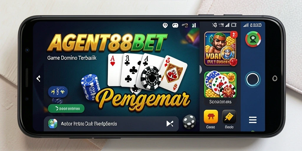 Screenshot AGENT88BET menampilkan momen seru dalam permainan Domino.