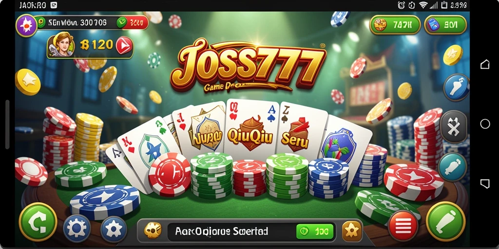 Tampilan gameplay QiuQiu yang menarik dan mendebarkan.
