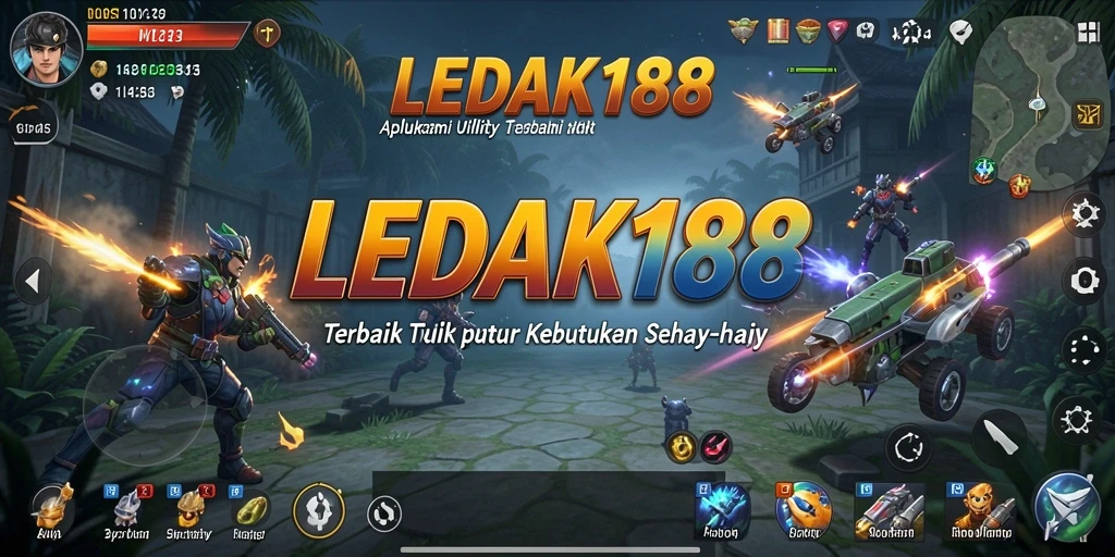 Tampilan utama LEDAK188 dengan berbagai fitur Utility yang menarik.