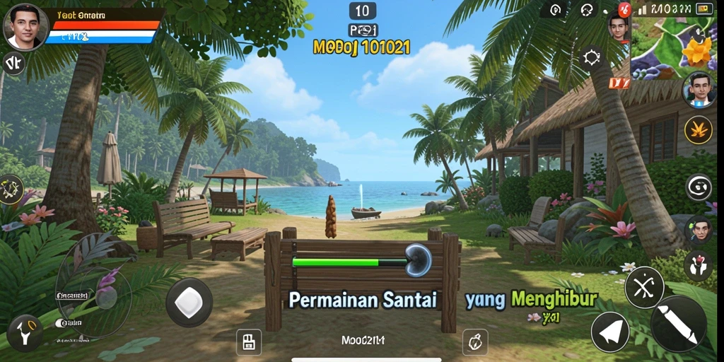 Tampilan gameplay MPO2121 yang penuh warna dan menghibur.