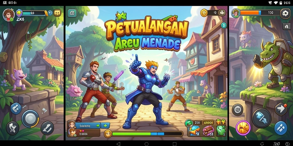 Tampilan gameplay ZK6 yang seru dan penuh aksi.